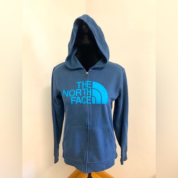 The North Face Blue Kids Hoodie Athleisure - Picture 2 of 12